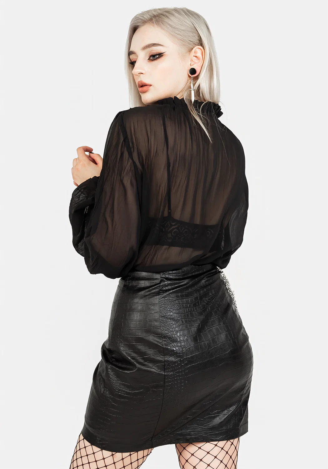 Villain Textured Blouse - Image 4