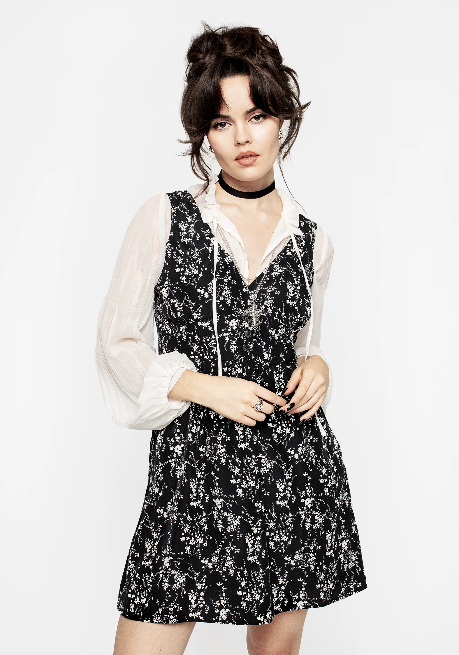 Villain Textured Blouse - White - Image 9