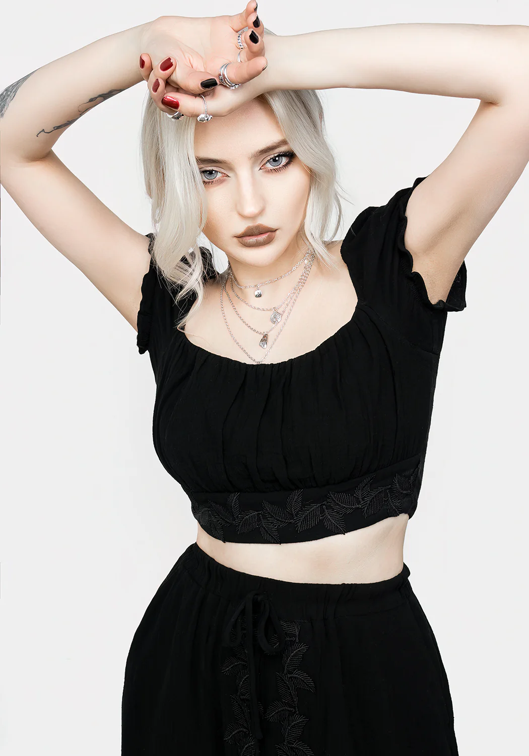 Vine Textured Crop Top - Image 6
