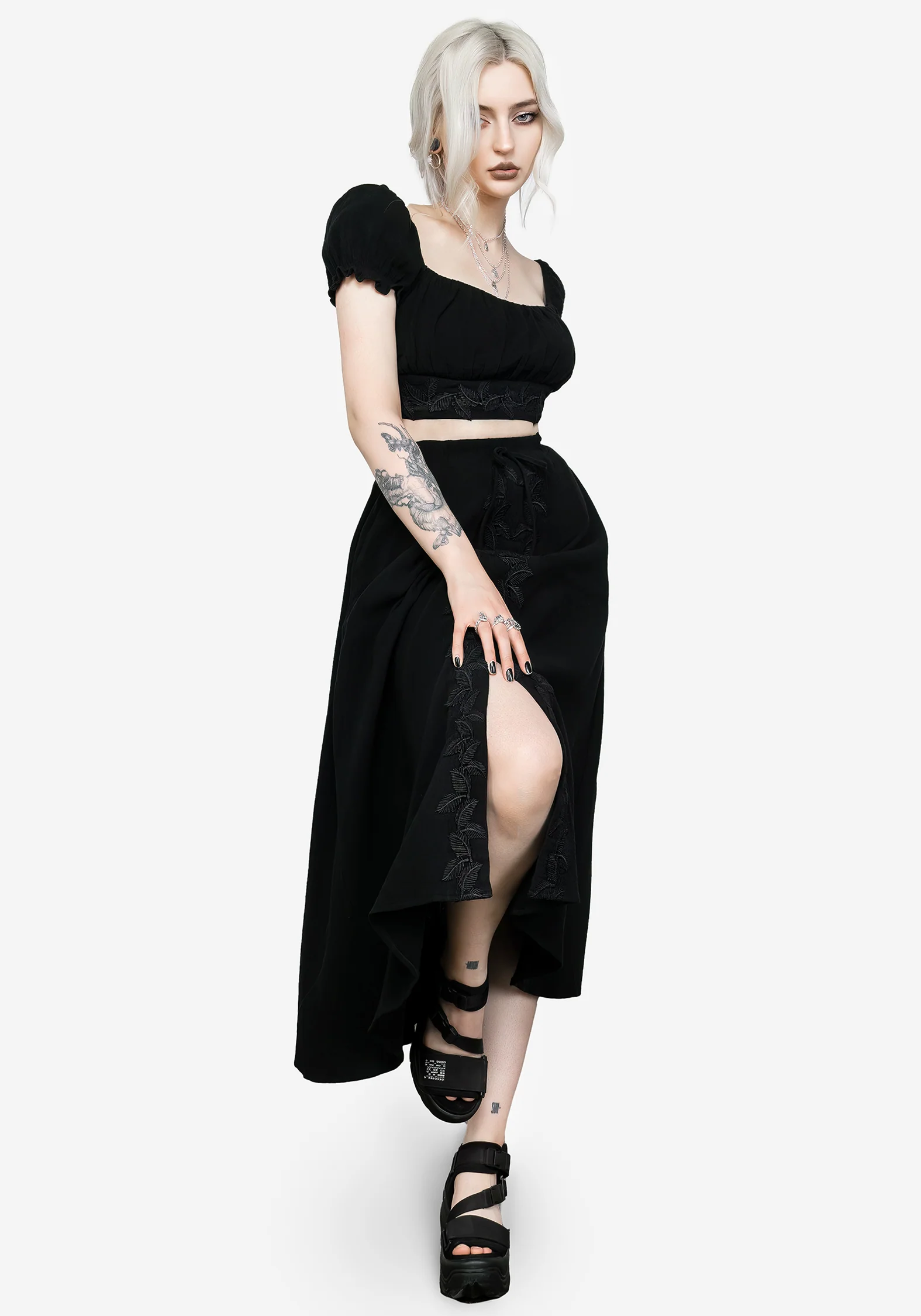 Vine Textured Crop Top - Image 8