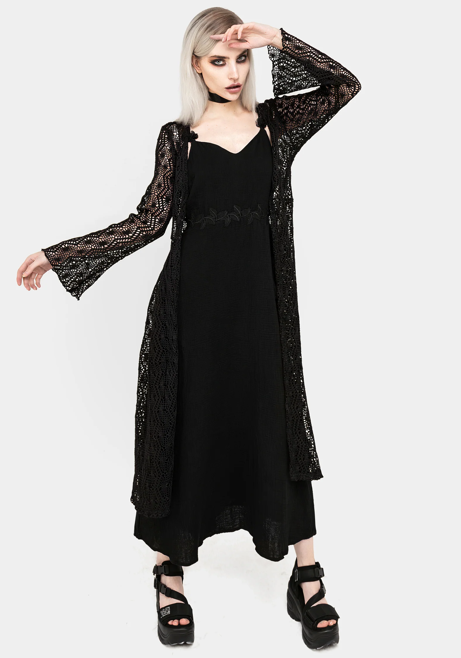Vine V-Neck Maxi Dress - Image 6