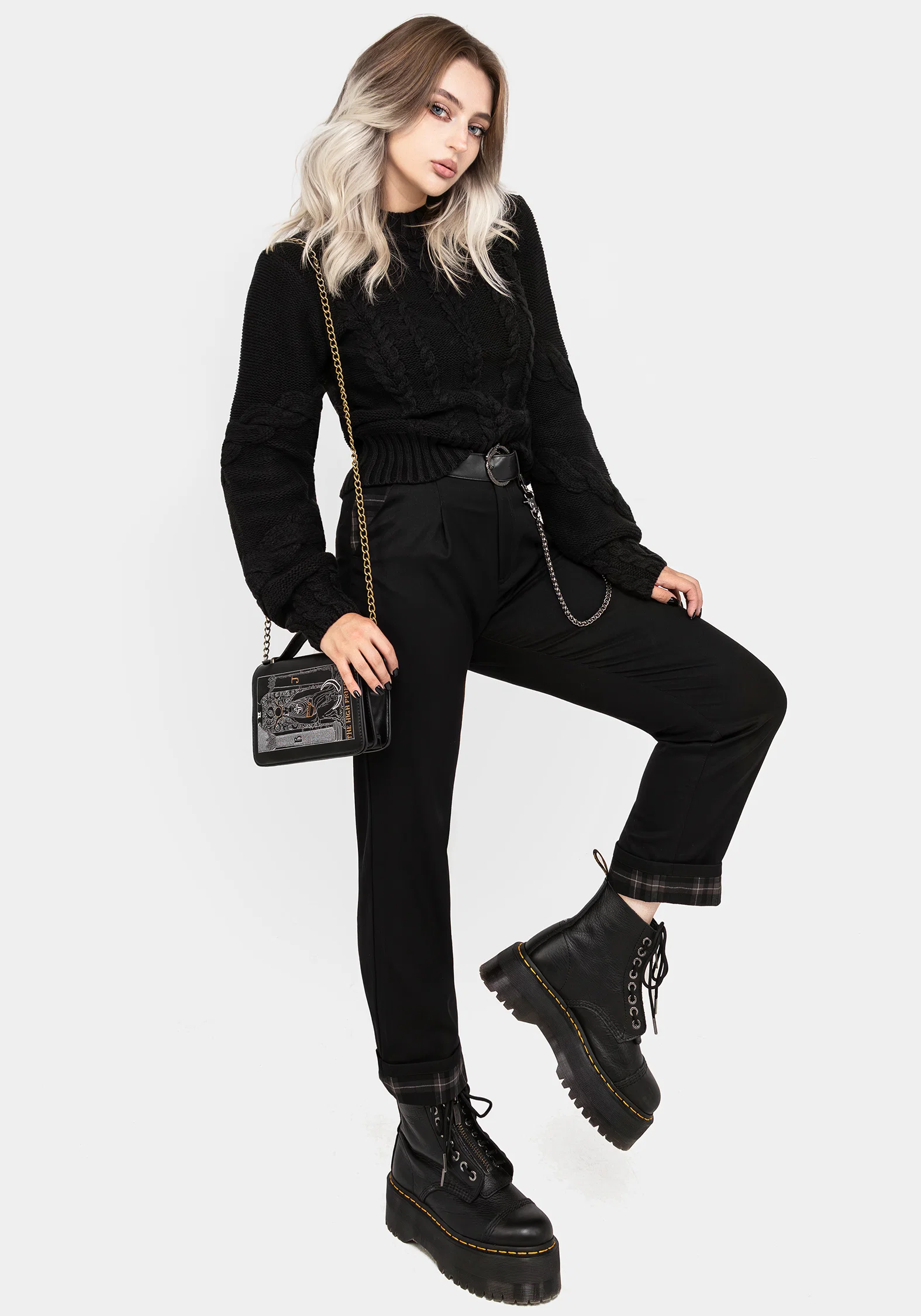 Virda Cable Knit Twist Jumper - Image 4