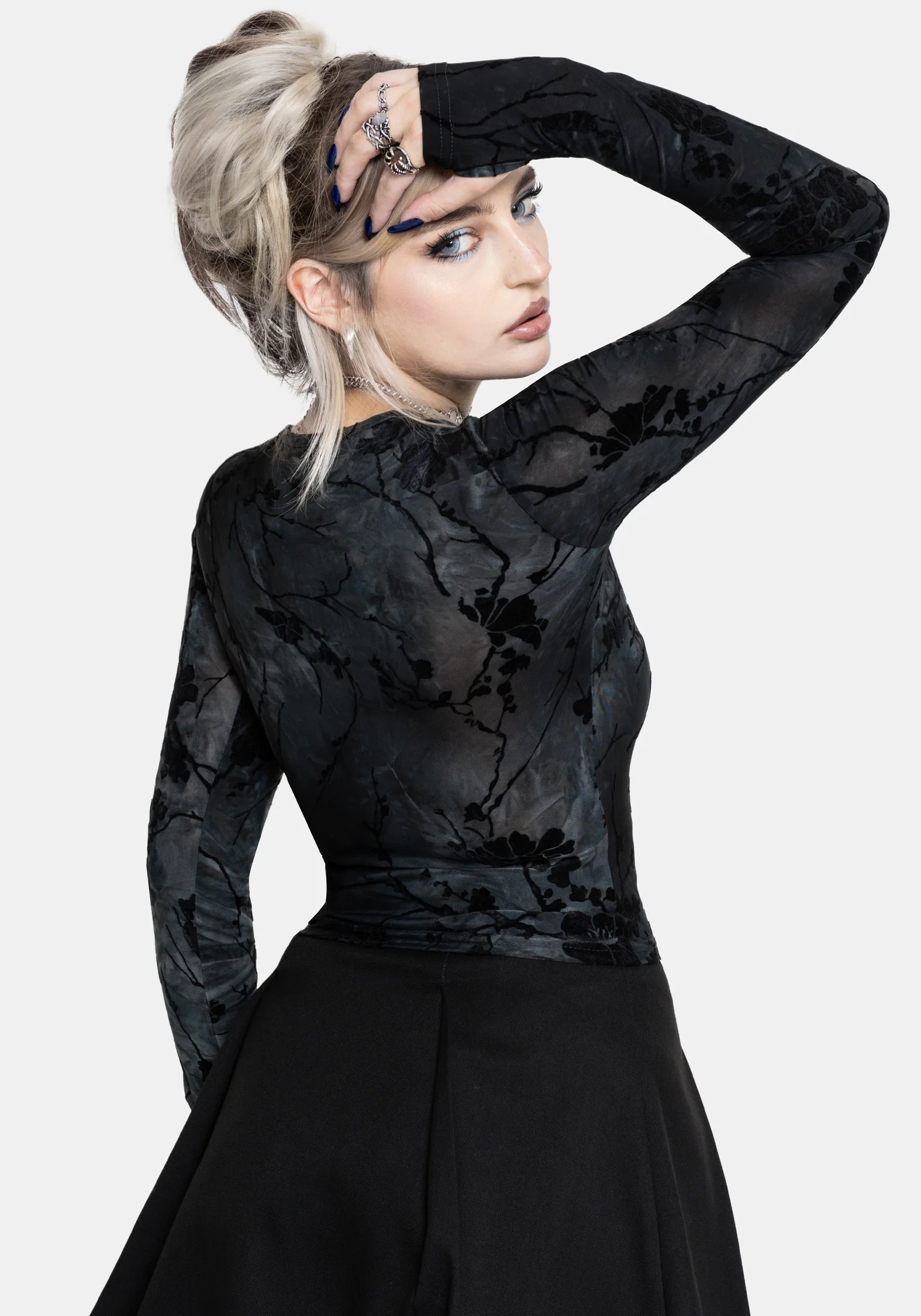 Wytchelm Long Sleeve Mesh Top - Image 3