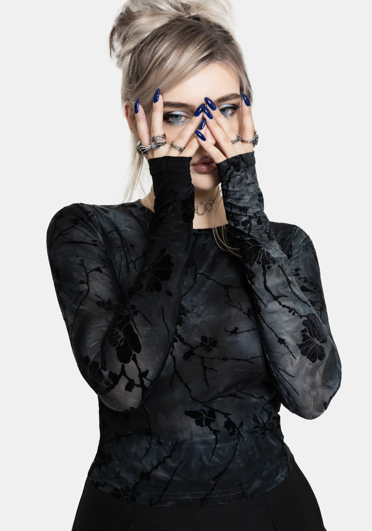 Wytchelm Long Sleeve Mesh Top - Image 5