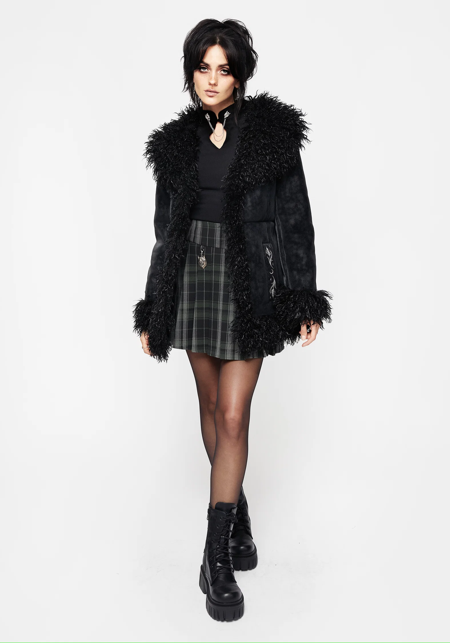 Ygritte Faux Fur Coat - Image 5