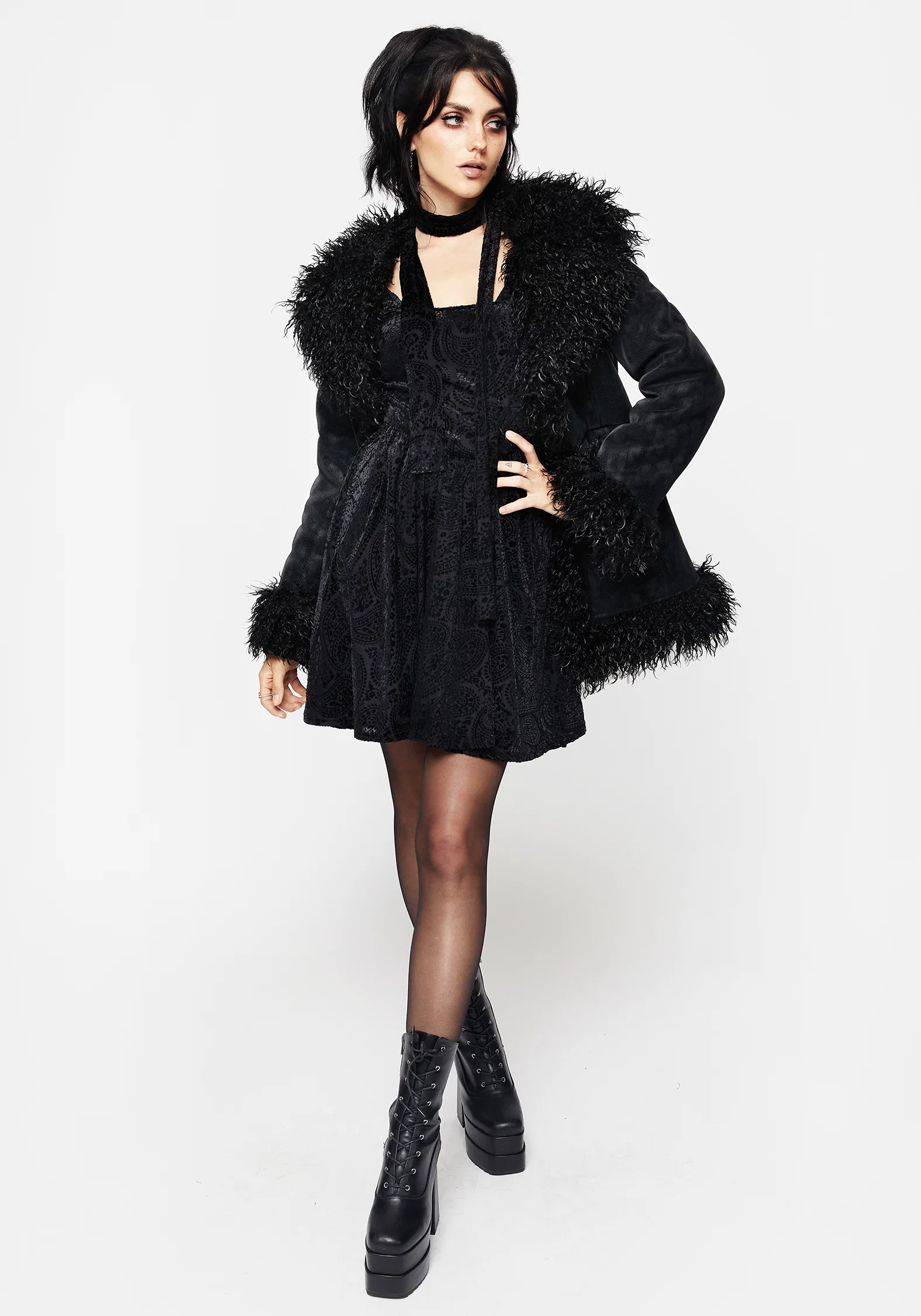Ygritte Faux Fur Coat - Image 6