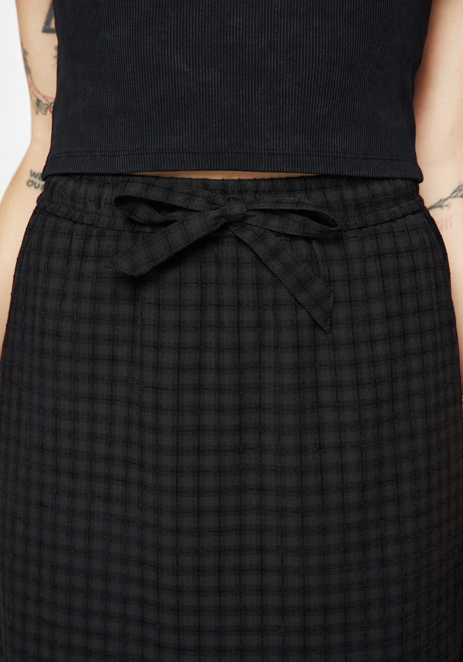 Ziggy Check Midi Skirt - Image 2