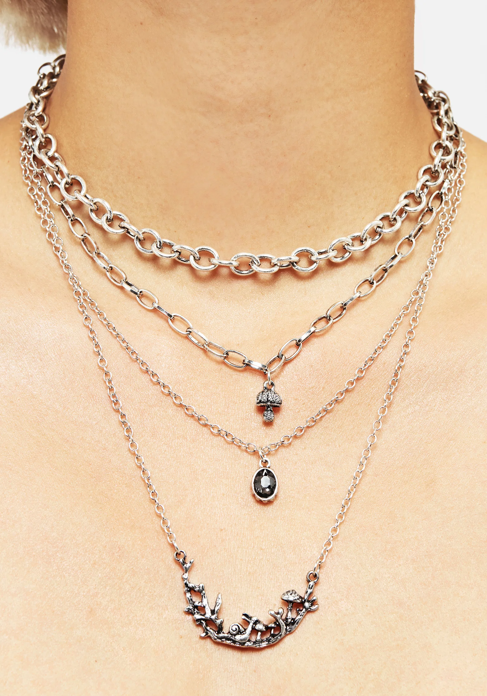 Zinnia Layered Necklace - Image 4