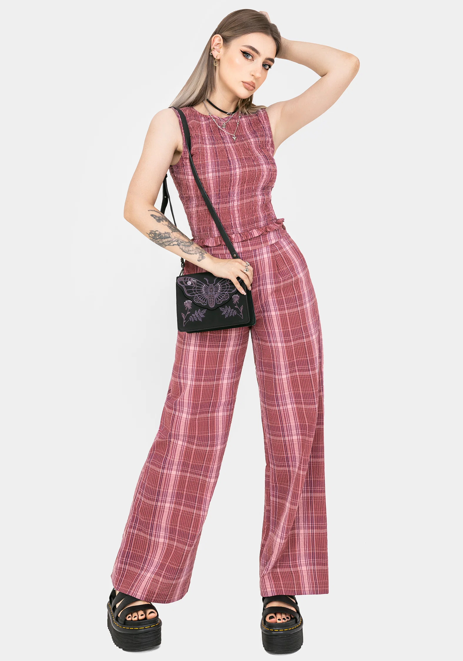 Zorina Cotton Shirred Vest Top - Image 5